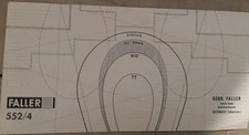 DF177 FALLER 552/4 train Ho 1/87 1:87 Diorama Plaque mur pierres 250 x 125 mm