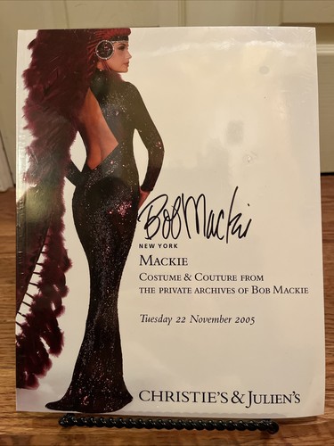 Bob mackie signed autograph - bob,