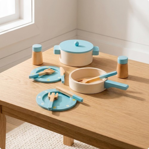 Dinette bois complet jouet - dinette,
