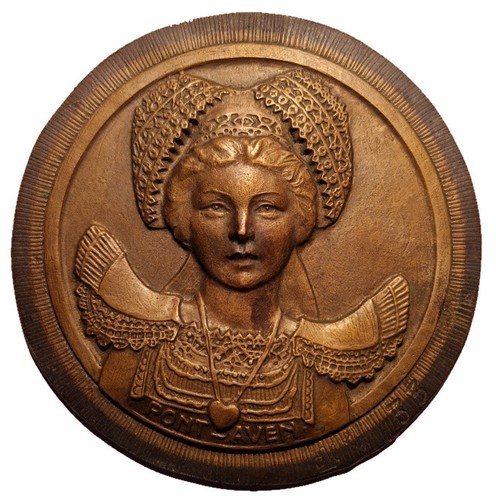 Grande plaque bronze - ,