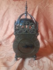 ancienne pendule lanterne cage