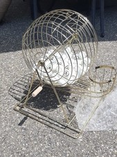 Deluxe BINGO Metal cage set - comes with bingo cards & chips