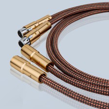 Pair 40th Anniversary HiFi Audio OFC Copper with Gold Plated Connector XLR Cable