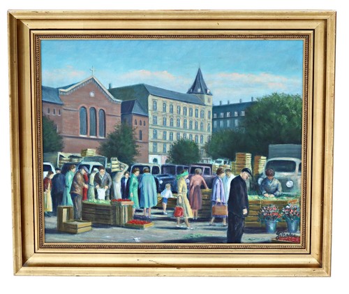 Huile sur toile signée - sur,