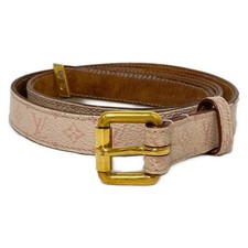 Auth LOUIS VUITTON Ceinture M9273 Rose Monogram Cherry Blossom - LB0033 Belt