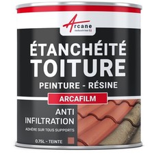 Étanchéité Toiture  Peinture résine d'étanchéité ARCAFILM pour Toit et Tuile ...