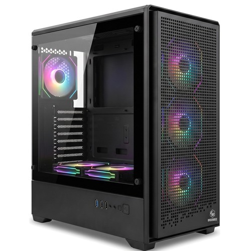 Boîtier gamer broonbee atx - boîtier,
