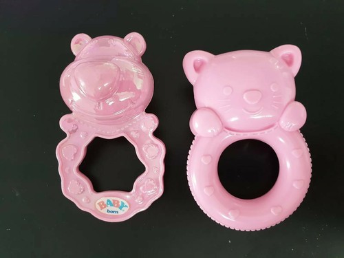 Hochet plastique rose baby - plastique,