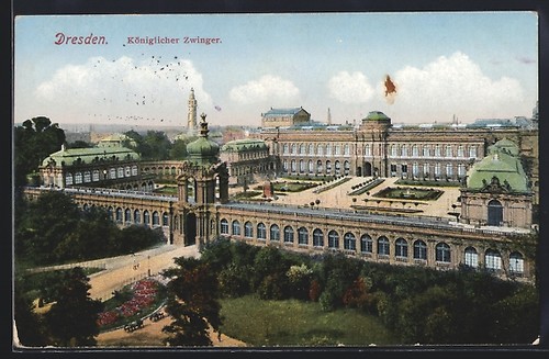 Carte postale dresde chenil - carte,