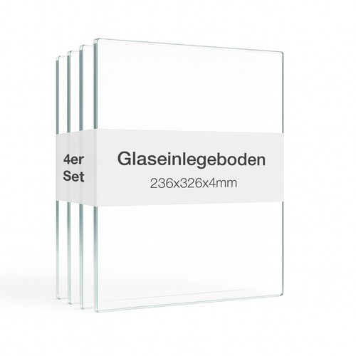 étagère verre lot 4 - lot, de