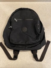 Kipling Black Live Light Backpack Book Bag Laptop Trolley Sleeve EUC