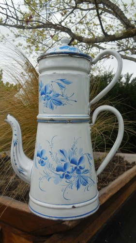 Grande cafetiere émaillee - grande,