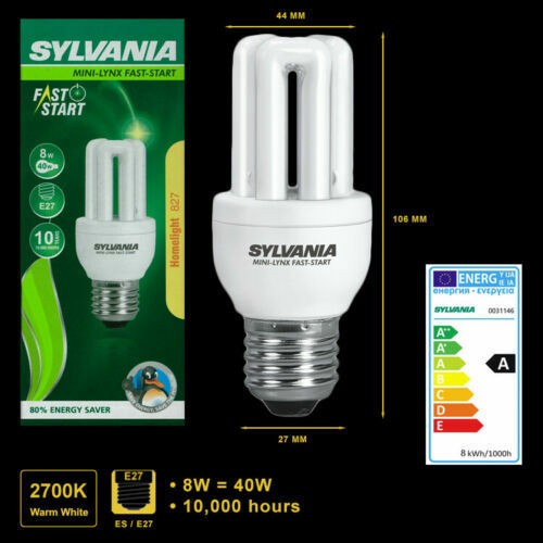Ampoule sylvania e27 pot - 8w,