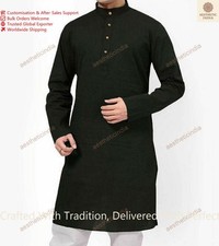 Indien Kurta Chemise Vêtement de Loisirs Maison Hommes Baumwollbekleidung