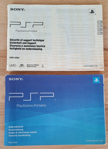 Notice console psp - console, 2004