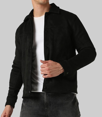Blouson cuir noir homme pur