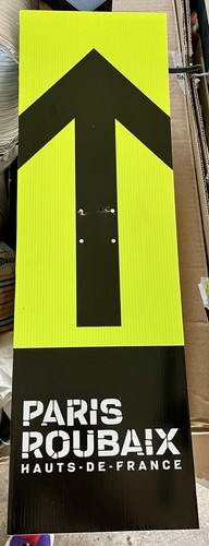 Vélo panneau flèche jaune - panneau,
