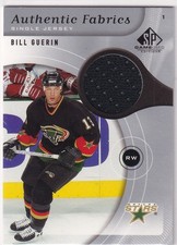 05/06 UD SP GAME USED BILL GUERIN FABRICS JERSEY