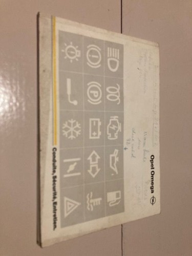 Opel omega notice - opel,