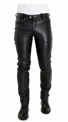 Pantalon cuir modele - -,