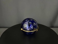 Cendrier en cristal doublé