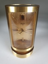 Vintage Swiza 8 day desk  mantle alarm clock Collectable Swiss Made 
