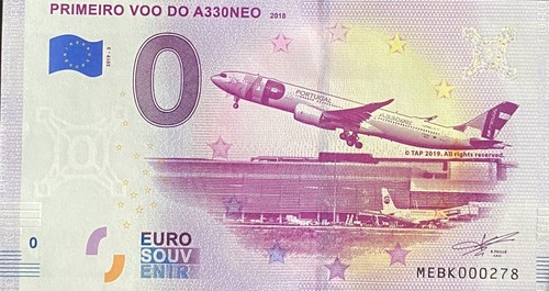 Billet euro primeiro voo - ,