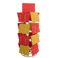 Présentoir pivotant de cartes pour comptoir 16 motifs 105x150 mm format paysage