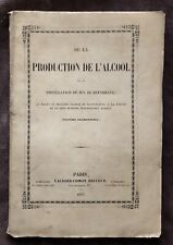 1857 Production alcool par distillation  jus de betterave - Système Champonnois