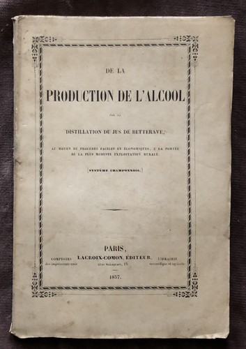 1857 production alcool - 1857,