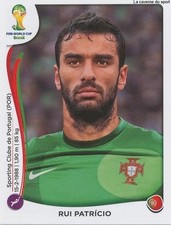 509 RUI PATRICIO # PORTUGAL STICKER PANINI FIFA WORLD CUP BRAZIL 2014