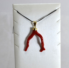PENDENTIF RAMEAU CORAIL ROUGE