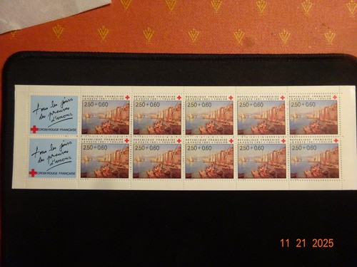 Carnet croix rouge 1991 - croix,