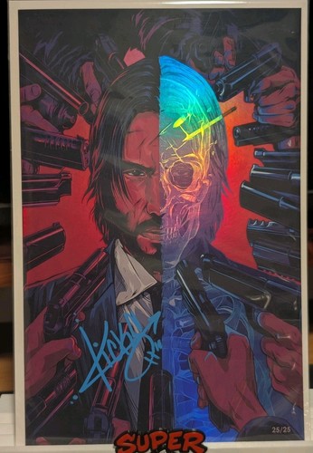 John wick comic foil - john,