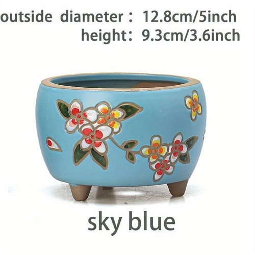 Gros pot fleurs contemporain - gros,