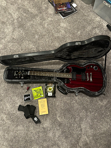 Epiphone 400 red solid - sg,