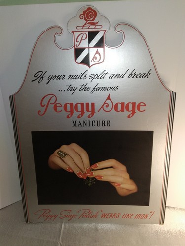 Vintage peggy sage cardboard - peggy,