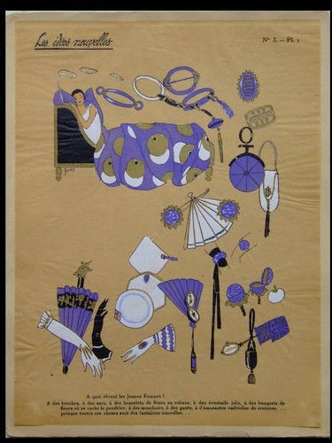 Mode art deco - deco, pochoir