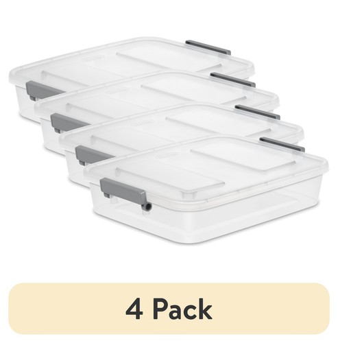 Pack clear plastic - 4,
