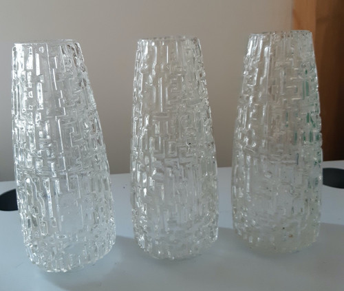 Tulipes ancienne verre - 3, en