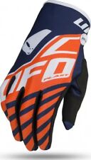 Gants Cross Enduro MTB Kart Mini Moto Quad UFO Plast Skill Bleu Orange