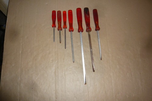 Lot tournevis plat - 7,