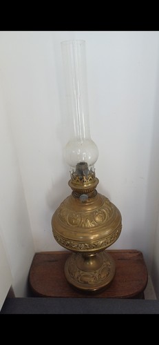 Lampe ancienne laiton - lampe,