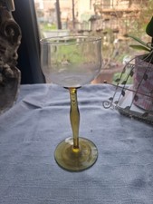 1 VERRE COULEUR EN CRISTAL DU