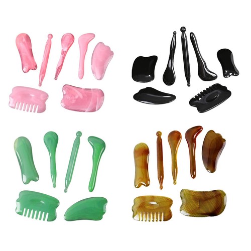 7pcs guasha scraping massage - 7pcs,