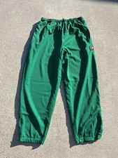 Vintage 90s Karl Kani Mesh Athletic Pants Green Large