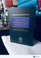 Civil Code of the Russian Federation By W.E. Butler