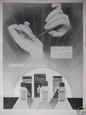 CUTEX NAIL BEAUTIFY ADVERTISING SHINY LIQUID WATER FOR CRIMPING NAILS