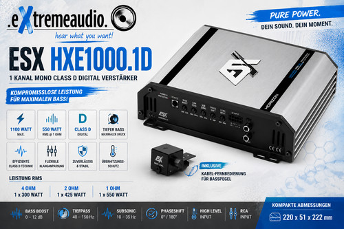 Amplificateur numérique esx - numérique,