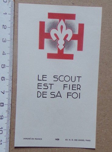 Image pieuse scout est - §,